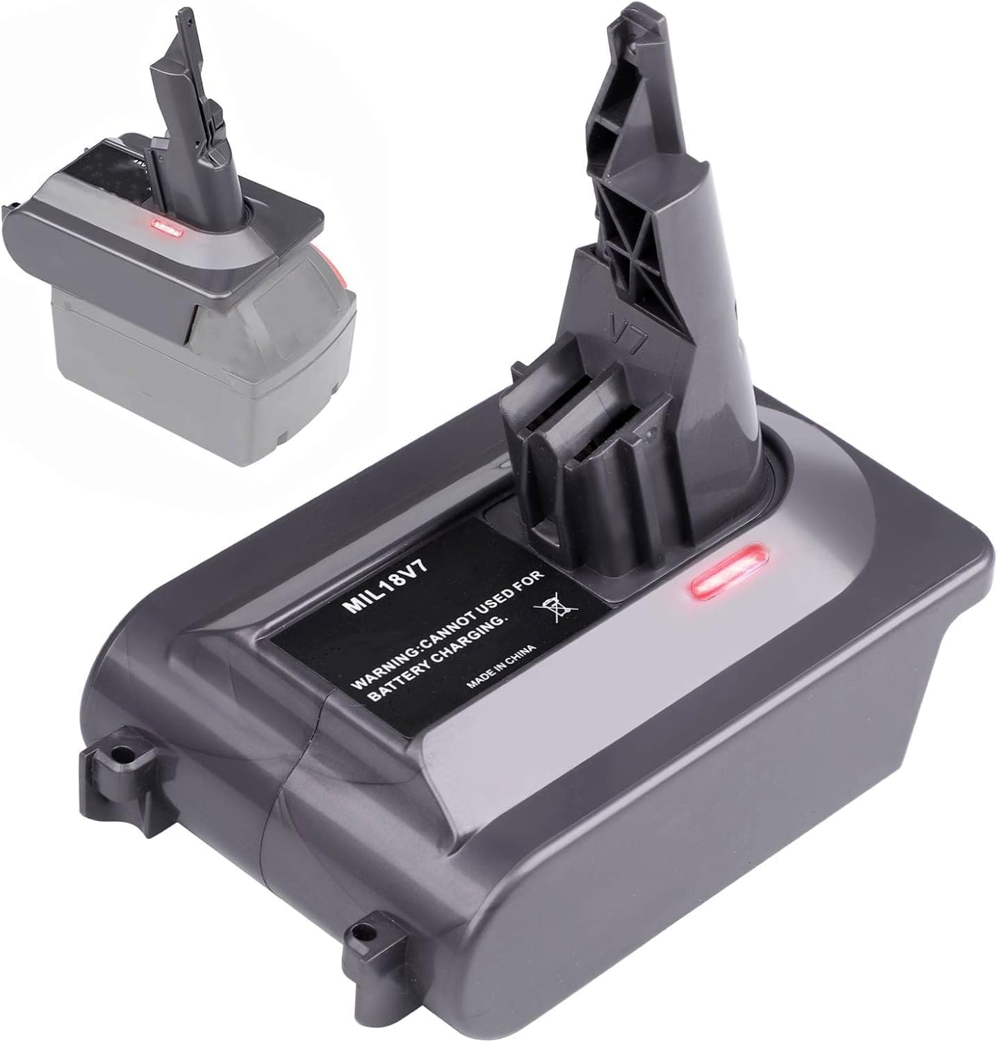 Dyson V7 Battery Adapter: Use Milwaukee M18 Batteries