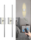 Battery Operated Wall Sconce with Remote Control - Rechargeable