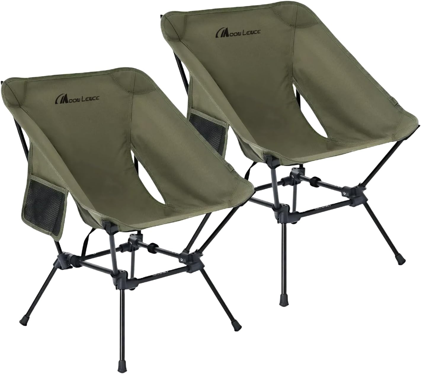 MOON LENCE Ultralight Camping Chairs - 400 lbs Capacity