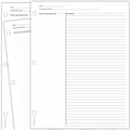 Cornell Notes Style Study Note Taking System Sheets - 150 Double-Sided