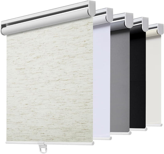 Cordless Roller Shades Blackout Blinds for Room Darkening