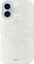 SCORPIFY iPhone 16 Case Compatible with MagSafe - Pearl Iridescent