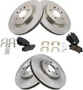 Front and Rear Ceramic Brake Pad & Rotor Kit for 2010-2016 LaCrosse