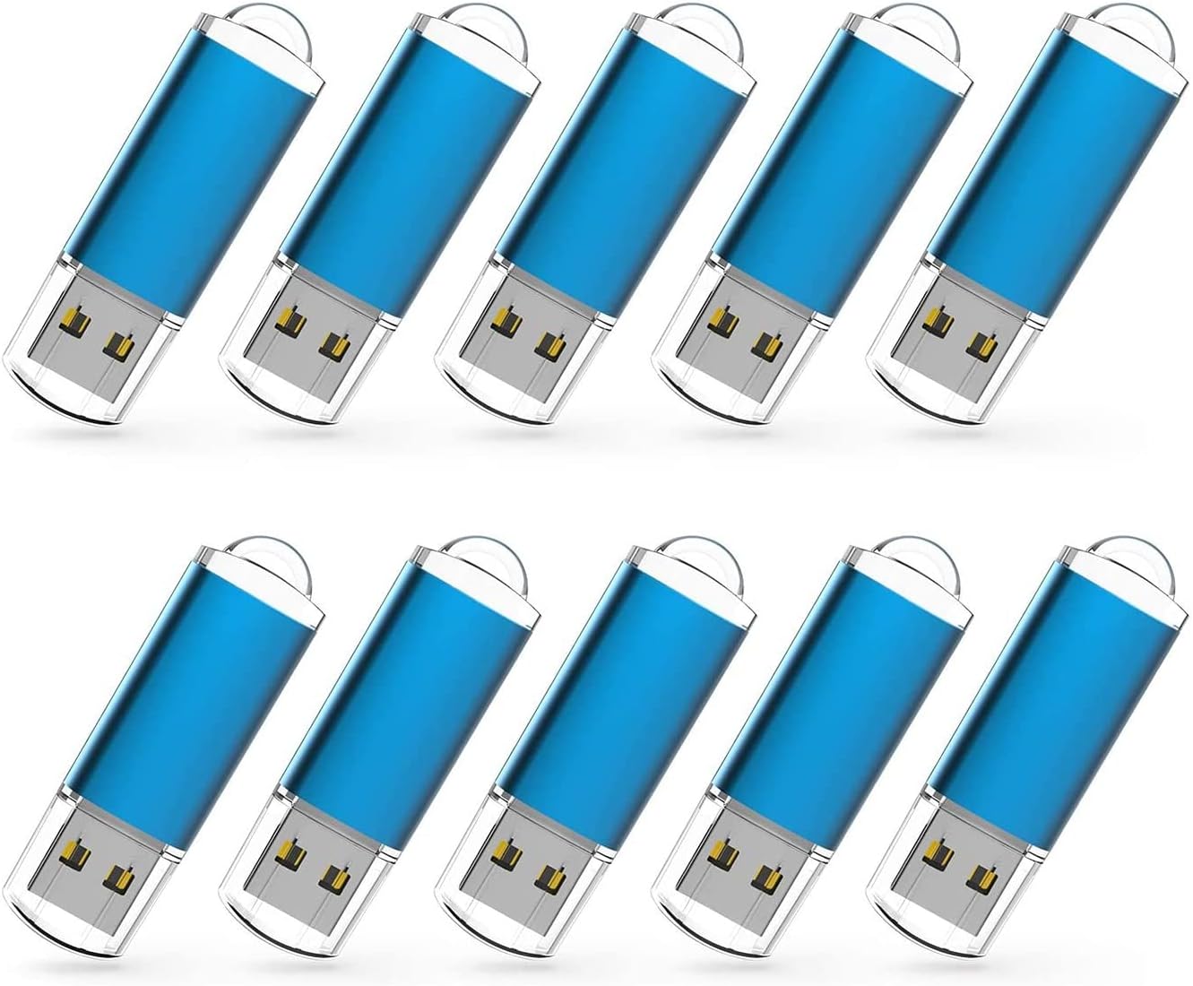 RAOYI 10 Pack 64GB USB Flash Drive for Fast Data Transfer