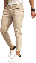Men's 4-Way Stretch Slim Tapered Fit Golf Joggers - Lightweight