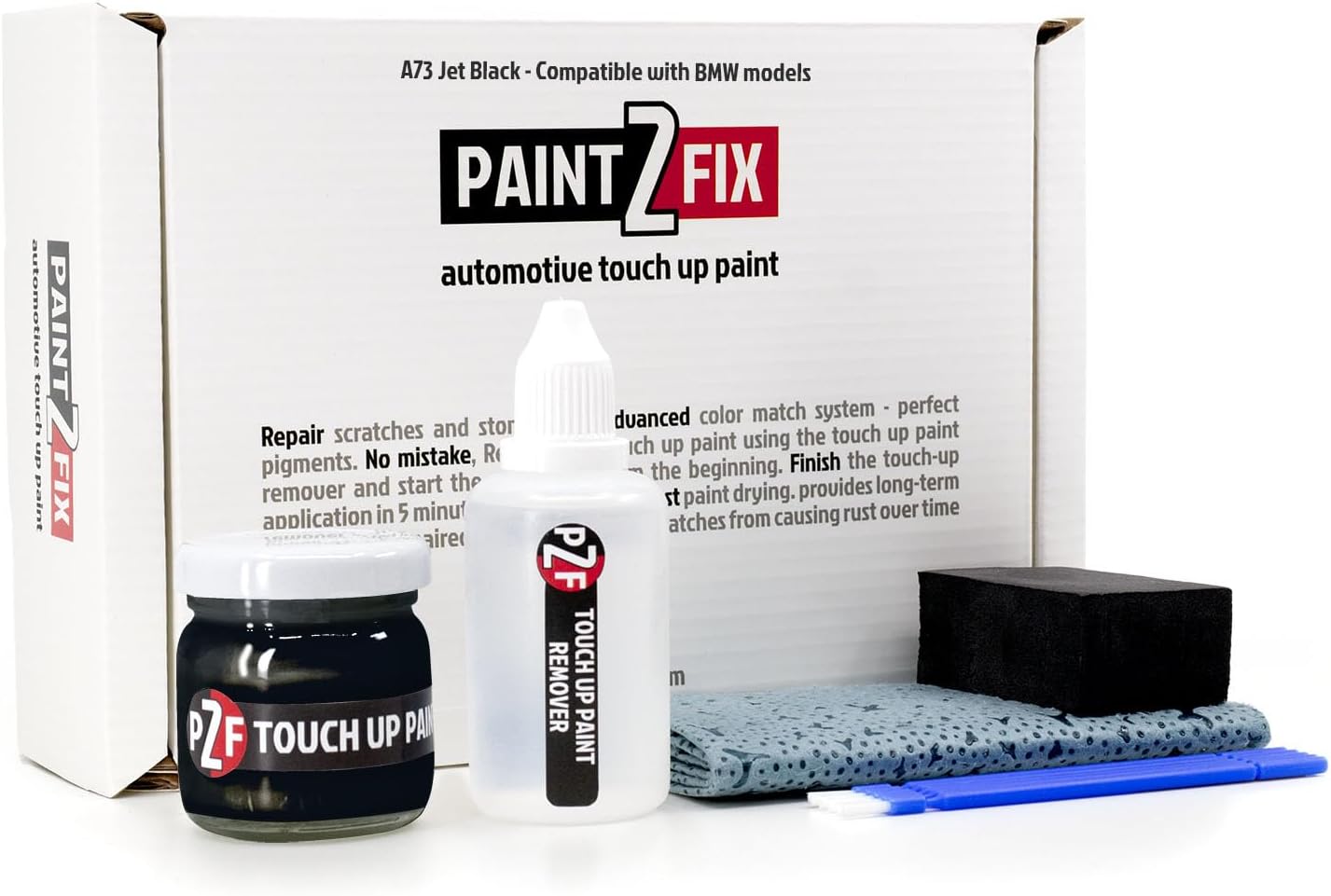A73 Jet Black Touch-Up Paint & Scratch Repair Kit for BMW