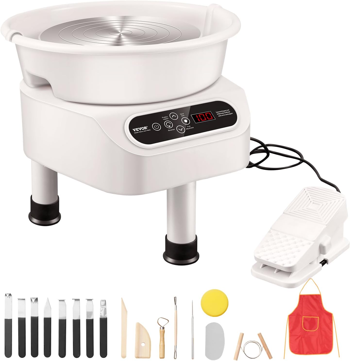 VEVOR Pottery Wheel Direct Drive 350W for Beginners and Adults