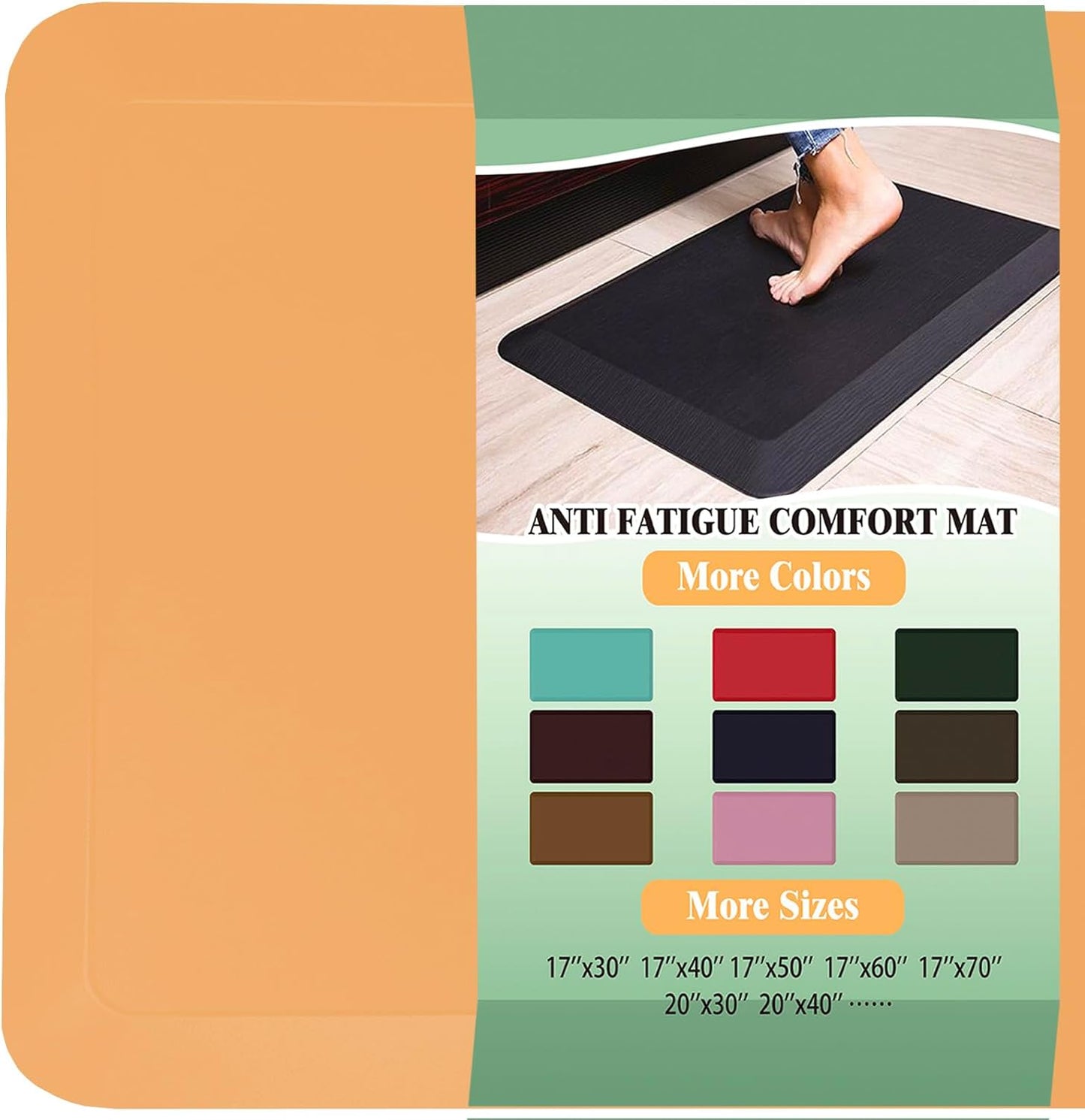 1in Extra Thick Anti Fatigue Floor Mat for Comfort at Home