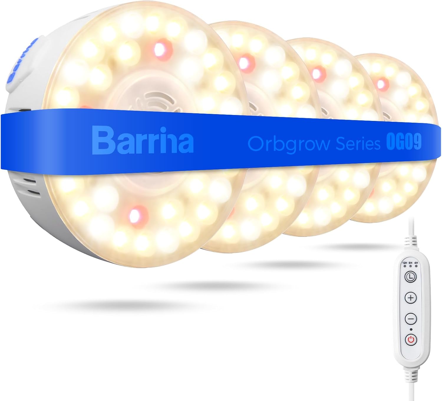Barrina Orbgrow OG09 Puck Grow Light with Timer for Indoor Plants