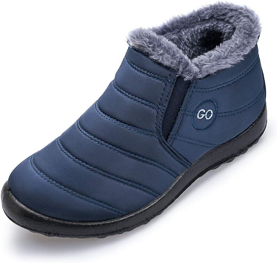HARENCE Snow Boots for Women - Waterproof Warm Winter Booties