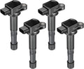 Ignition Coil Pack UF583 Set of 4 Compatible with Honda & Acura