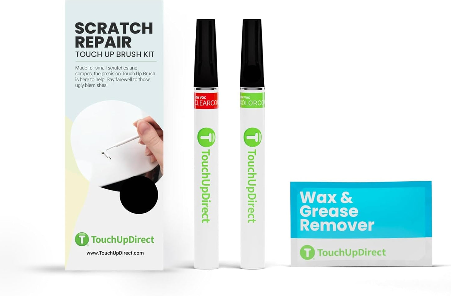 TouchUpDirect UM Agate Black Scratch Repair Paint Brush Kit