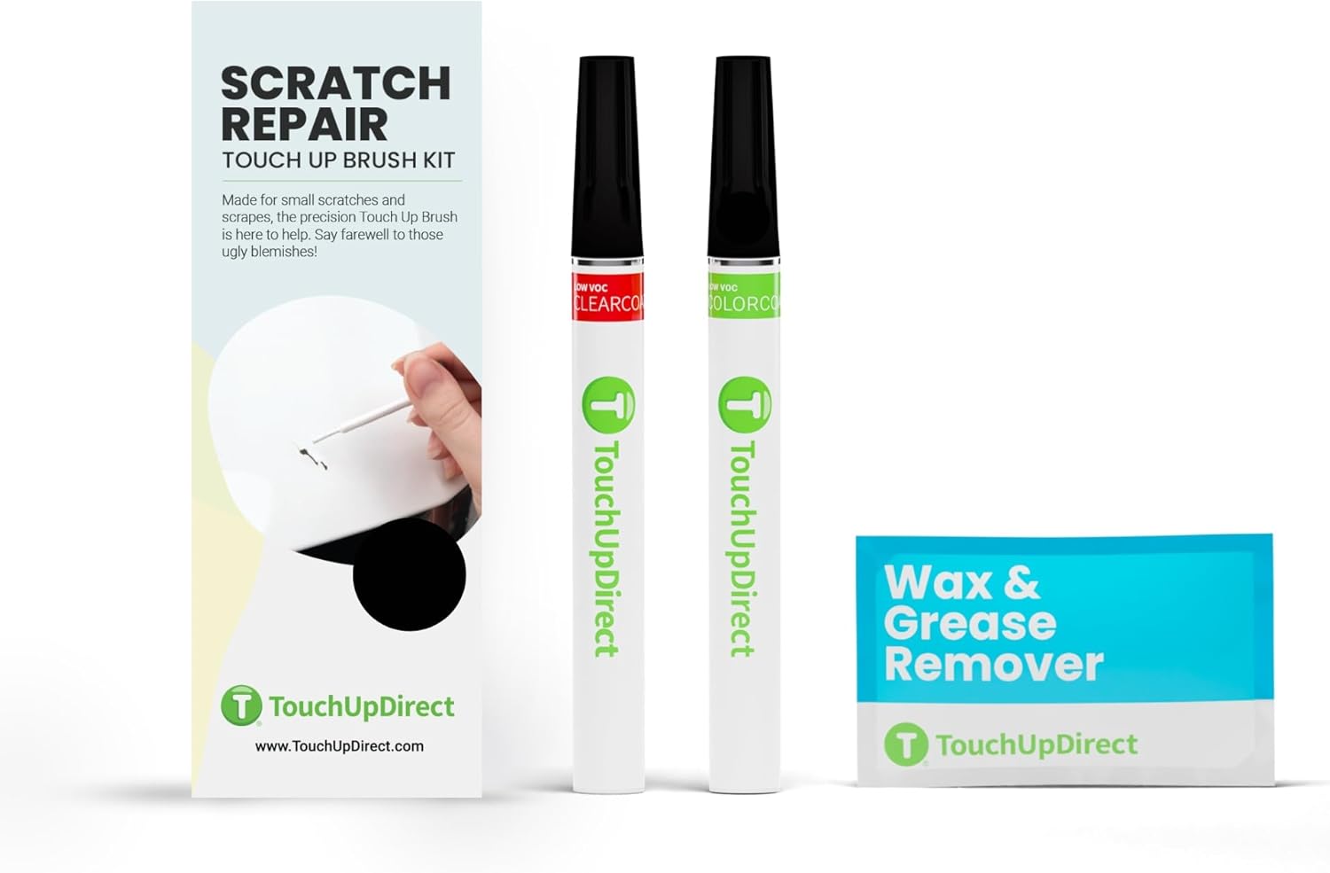 TouchUpDirect UM Agate Black Scratch Repair Paint Brush Kit