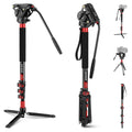 NEEWER 71.6in Pro Camera Monopod with Feet for Stability