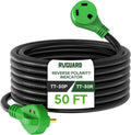 30 Amp 50 ft RV Extension Cord with Reverse Polarity Indicator - Heavy
