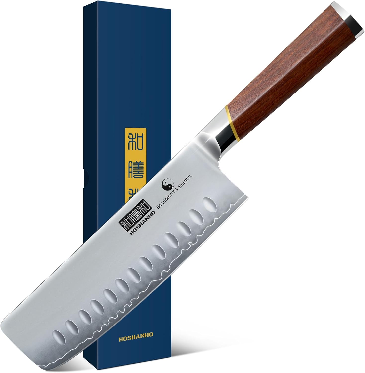 Nakiri Knife 7 Inch - Hand Forged Japanese Super Steel Chef Knife