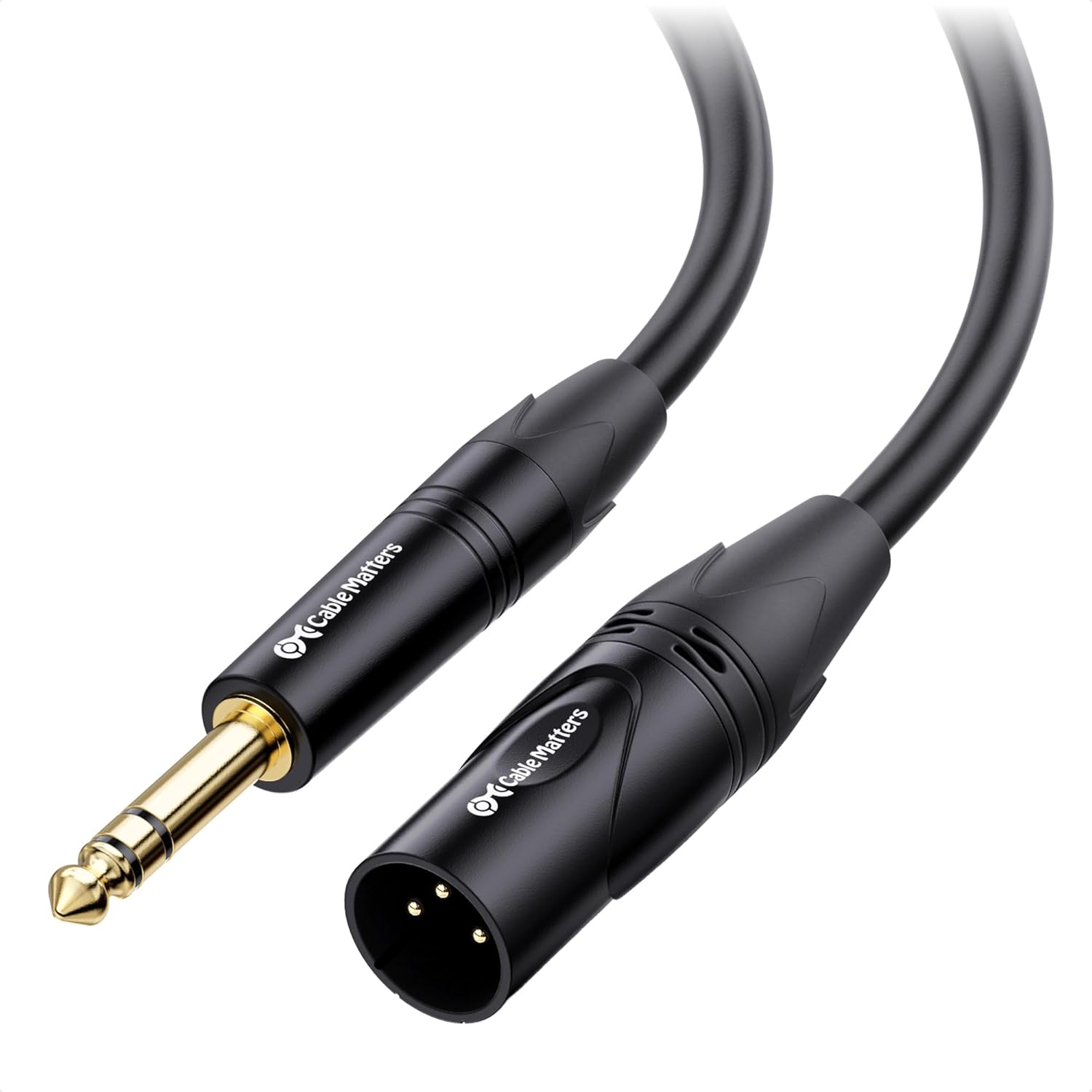 Cable Matters 6.35mm TRS to XLR Cable - 50ft Male to Male