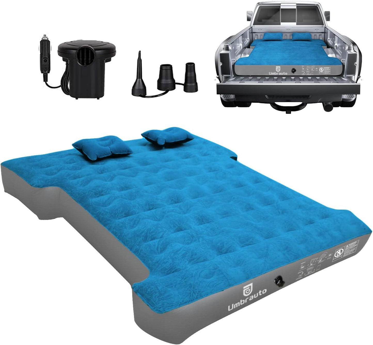 Inflatable Truck Bed Air Mattress for Short Beds - Comfy Outdoor Sleep!