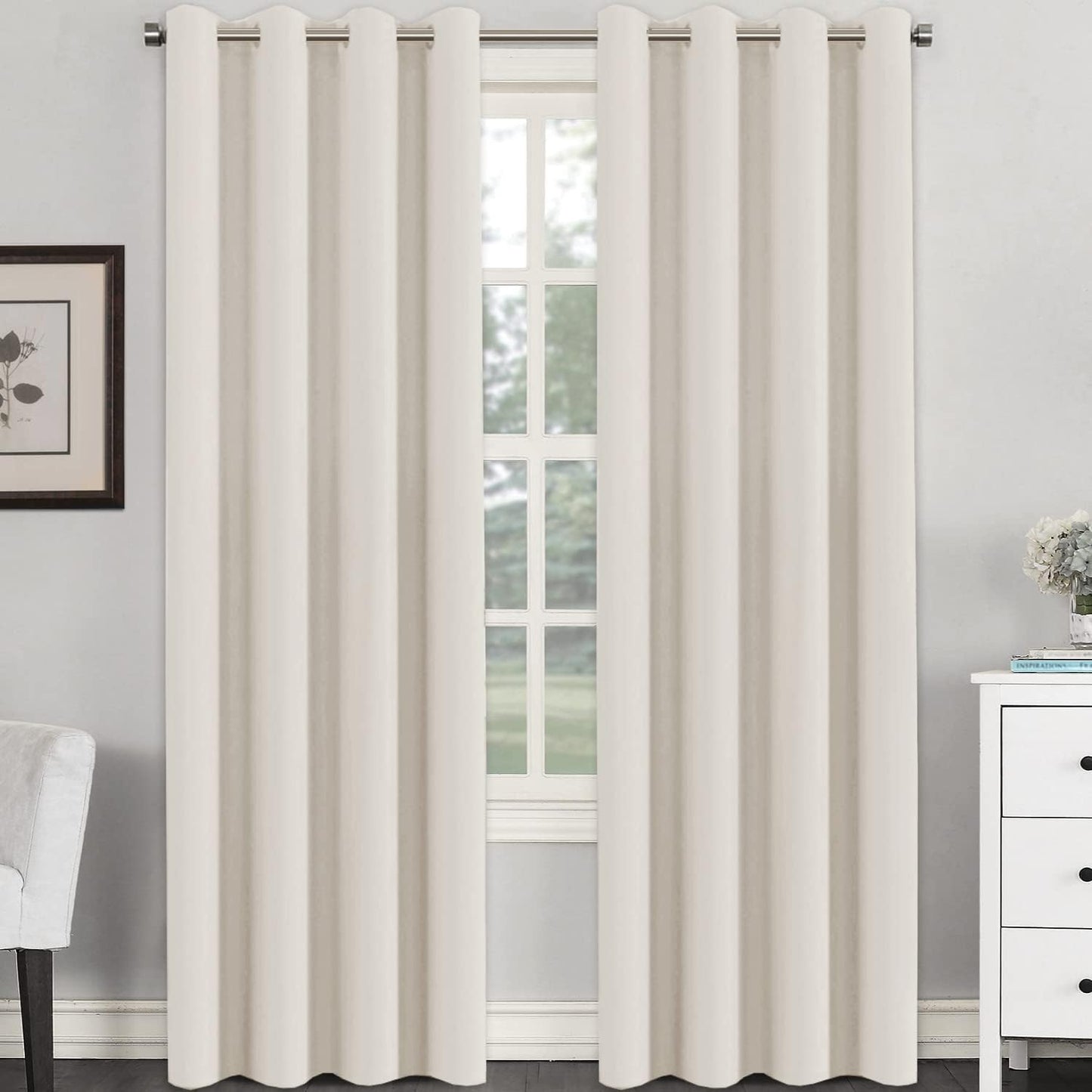 H.VERSAILTEX Room Darkening Curtains for Living Room Decor