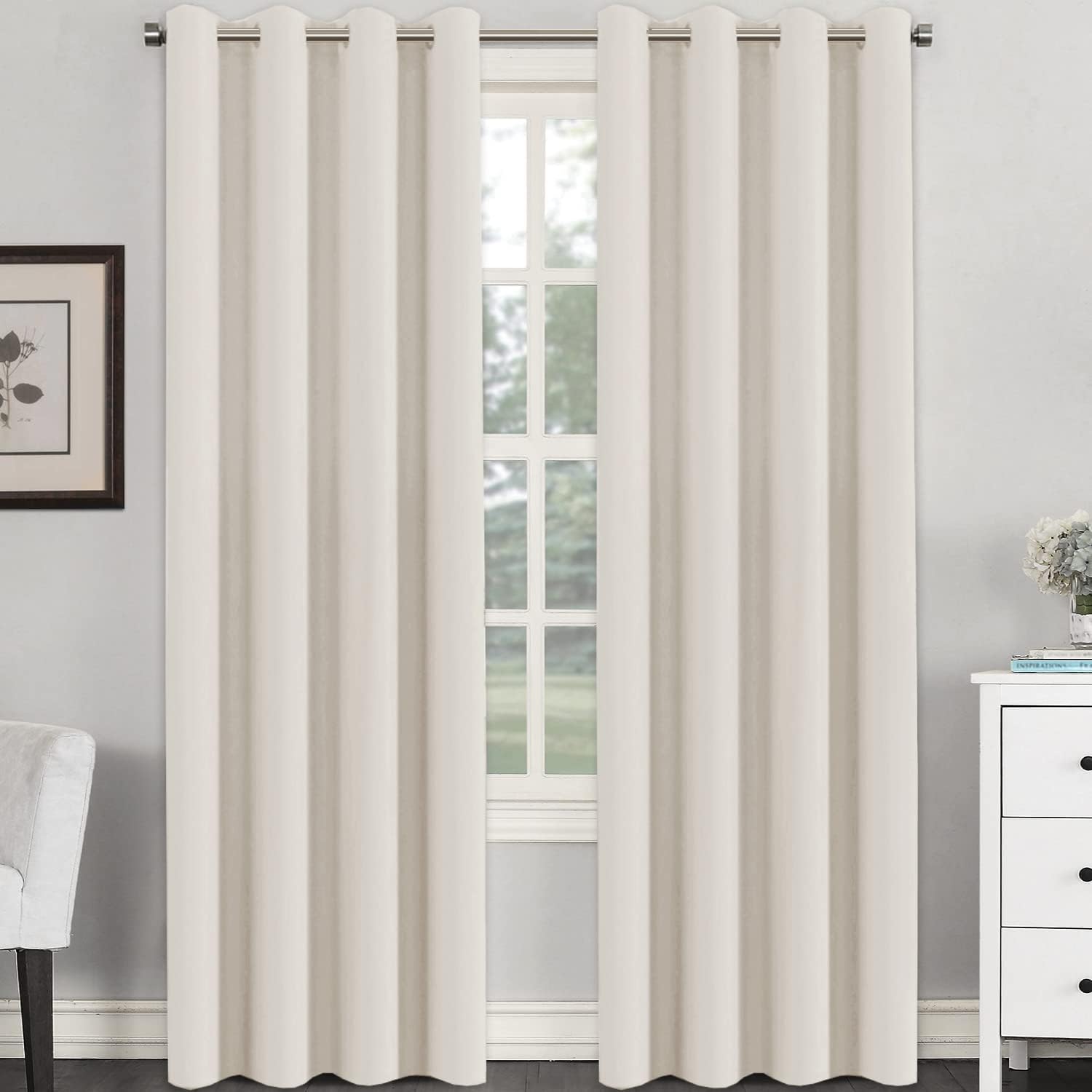 H.VERSAILTEX Room Darkening Curtains for Living Room Decor