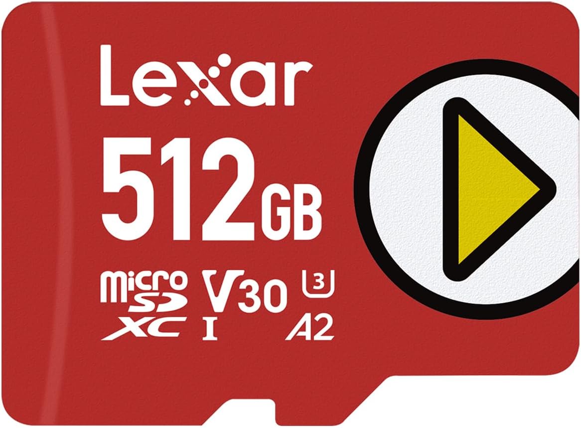 High-Speed 512GB Lexar MicroSDXC: Maximize Storage!