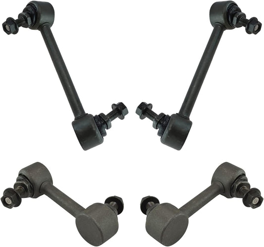 TRQ Front & Rear Sway Bar Stabilizer Link Set for Colorado & Canyon