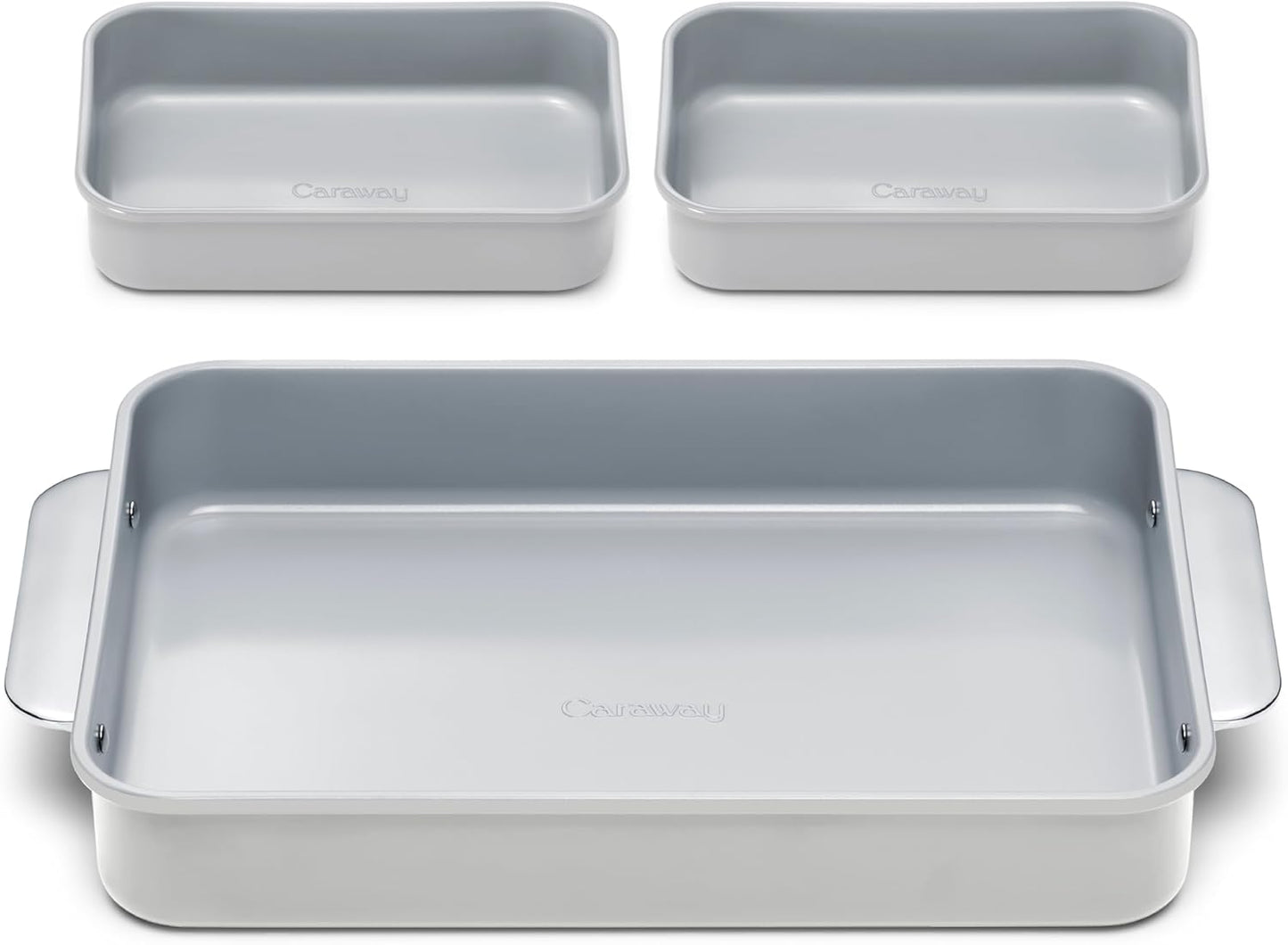 Caraway Nonstick Rectangle Baking Pan Set for Perfect Baking