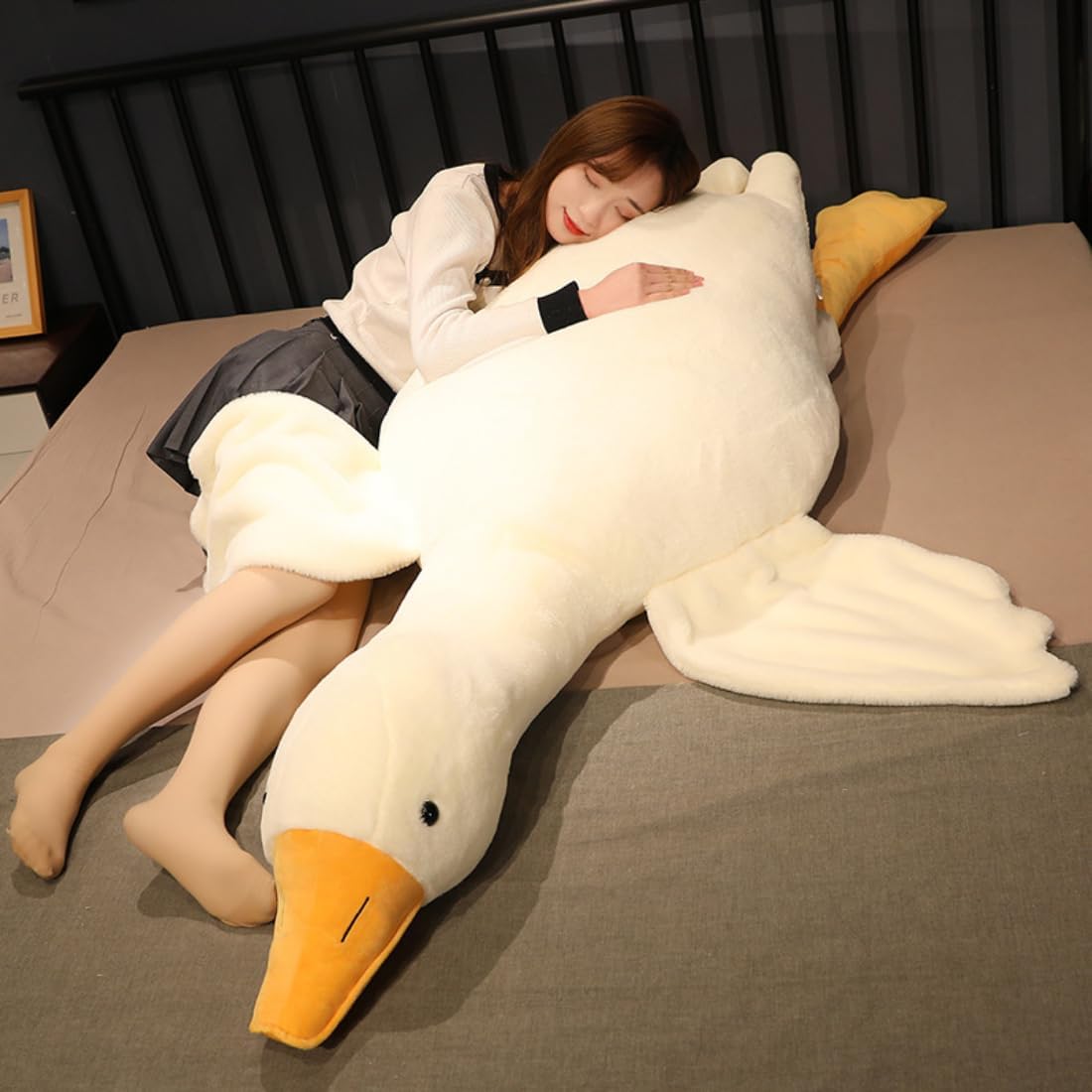 Giant Goose Stuffed Animal - 74.8 Inch Plush Pillow for Kids