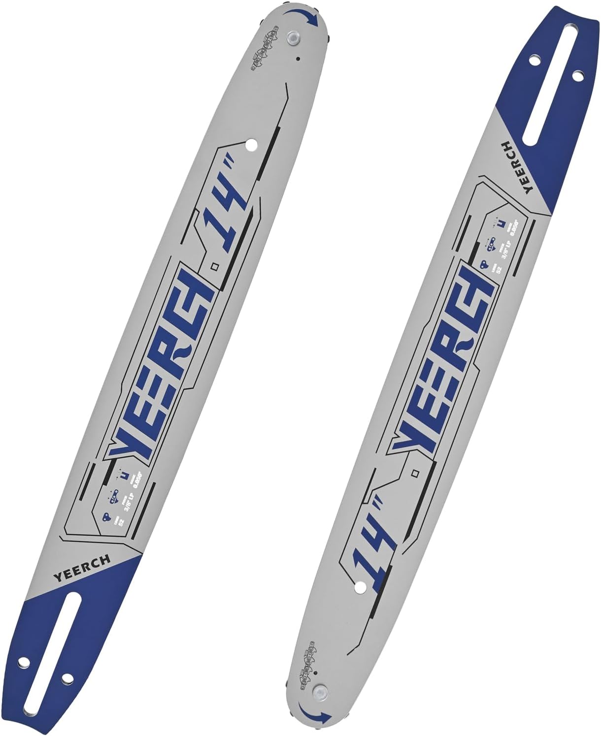 14 Inch Chainsaw Bar with 52 Drive Links for Echo and More