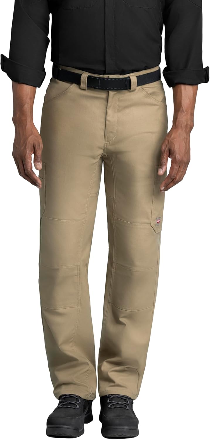 Red Kap Men's Double Knee No-Scratch Shop Pants for Durability