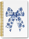 LiTiu Coquette Preppy Notebook Girly Spiral Journal - Cute Hardcover