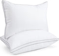 Queen Size Pillows Set of 2 - Down Alternative Hotel Quality