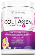 Multi Collagen Peptides Powder for Women - Pink Lemonade Flavor