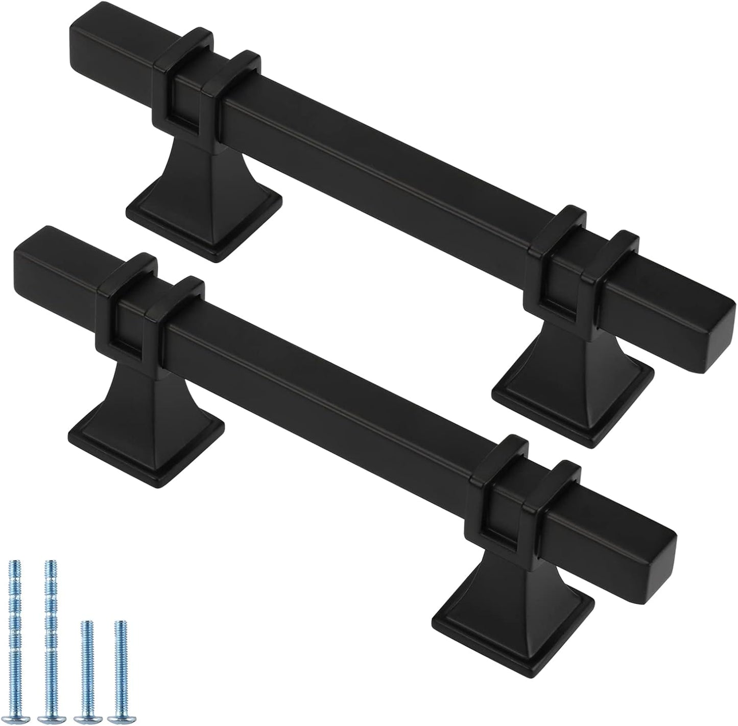 15 Pack 3 Inch Black Cabinet Handles for Modern Kitchens