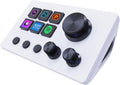 Streaming Macro Keypad with 6 LCD Keys and 3 Knobs (N3 White)