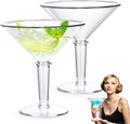 Unbreakable Jumbo Martini Glasses Set of 2 - Party-Proof 48 oz