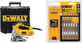 DEWALT DW331K 6.5A Top Handle Jig Saw with 14-Piece T-Shank Blades
