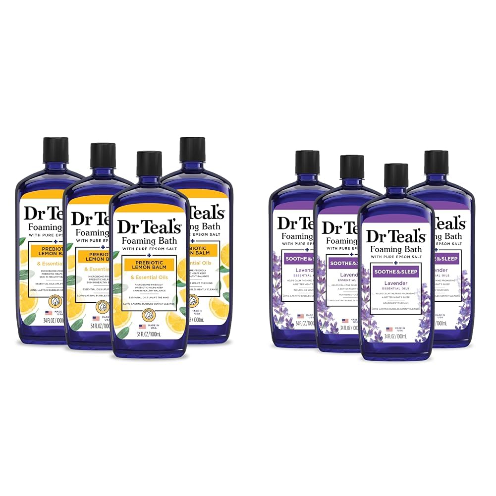 Dr Teal's Foaming Bath with Epsom Salt for Relaxation