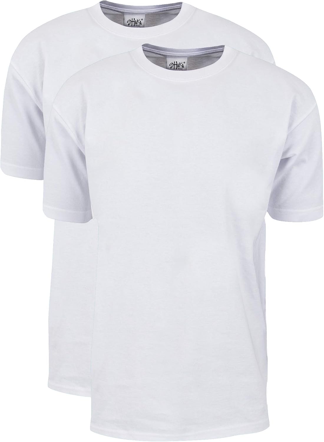 Shaka Wear Men's T Shirt 2 Pack Max Heavyweight Cotton Tee