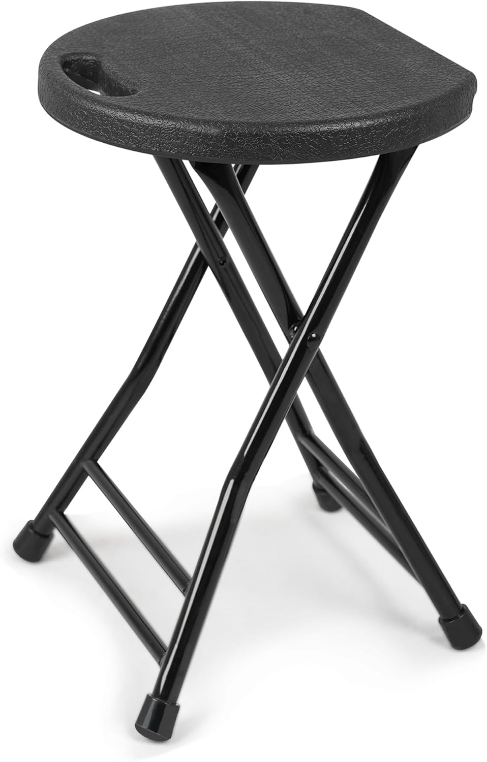 Folding Stool with Handle for Indoor and Outdoor Use, 600 lbs