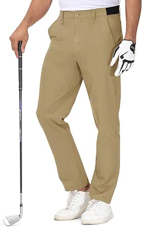 TBMPOY Mens Stretch Golf Pants Lightweight Quick Dry Casual Work