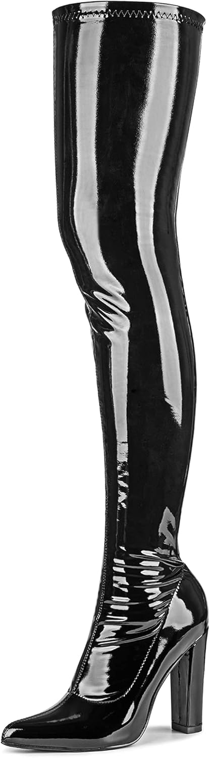 Seductive Thigh High Boots for Women Gogo Heeled Over Knee