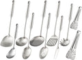 18/10 Stainless Steel Kitchen Utensils Set - 11-Piece All Metal Tools