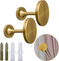 Stylish Gold Curtain Tiebacks - Set of 2 for Elegant Drapes