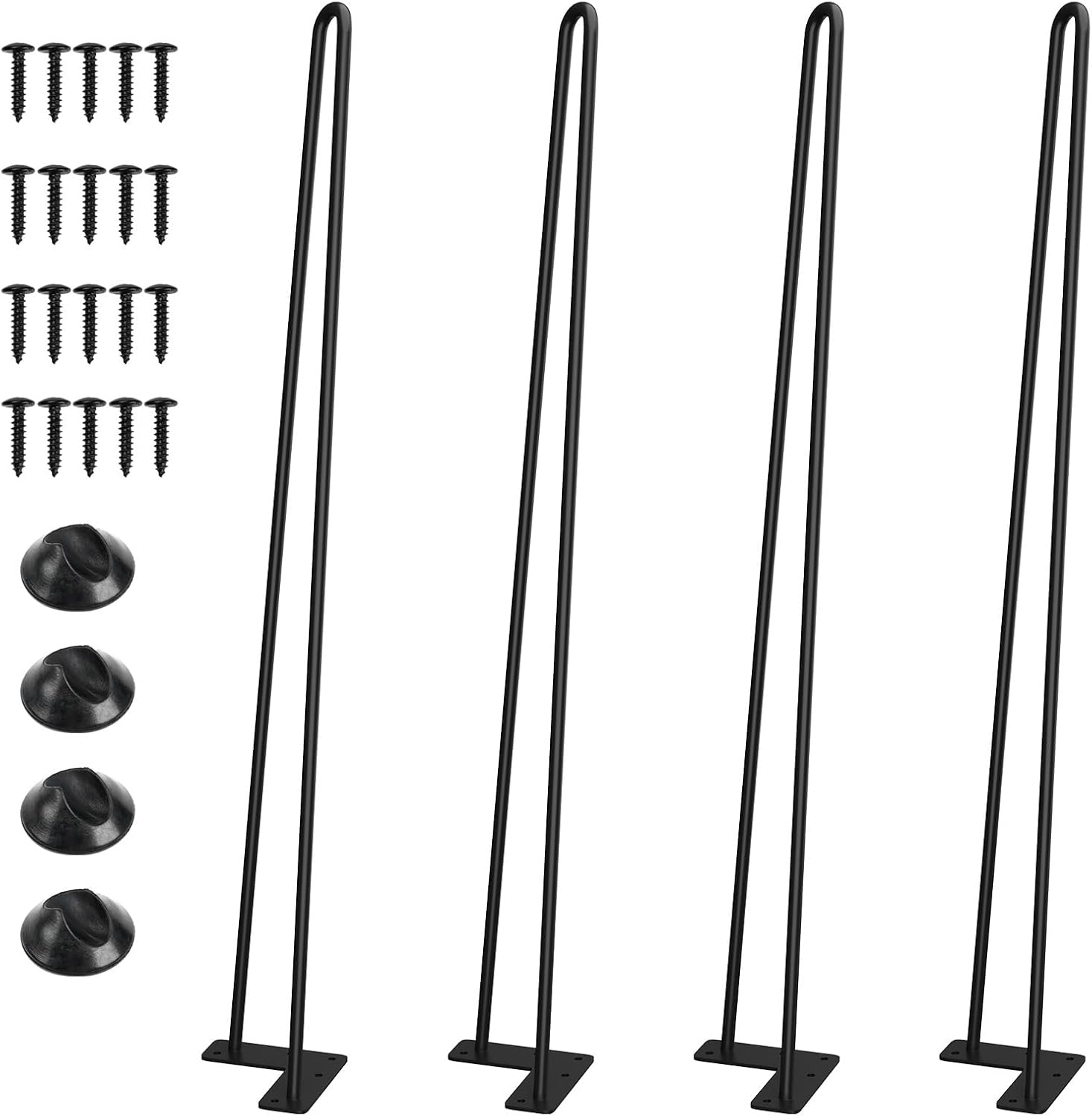 SMARTSTANDARD Hairpin Table Legs 30 Inch for DIY Furniture Projects