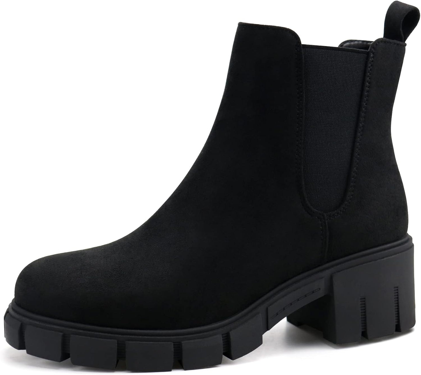 Stylish Platform Ankle Boots for Women with Mid Heel Comfort