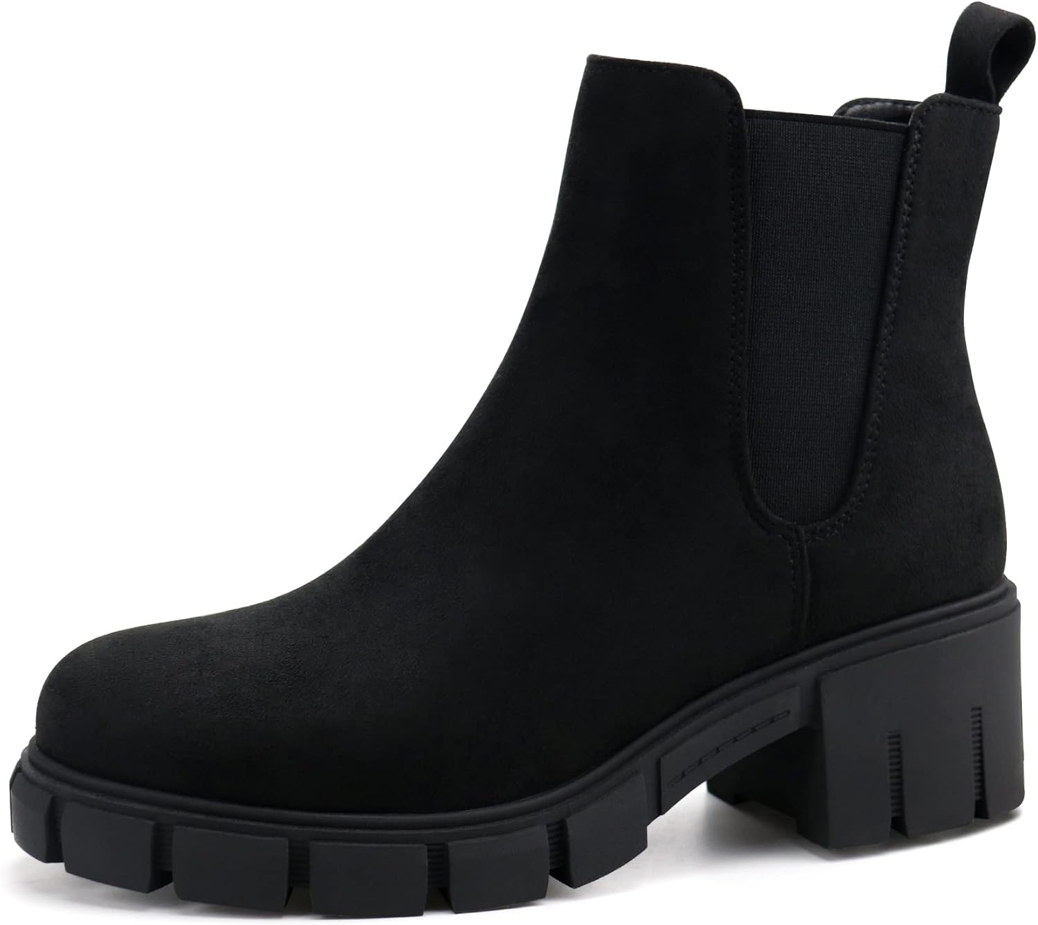 Stylish Platform Ankle Boots for Women with Mid Heel Comfort