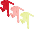 HAPIU Rayon from Bamboo Baby Footed Pajamas - Soft, 2-Way Zipper