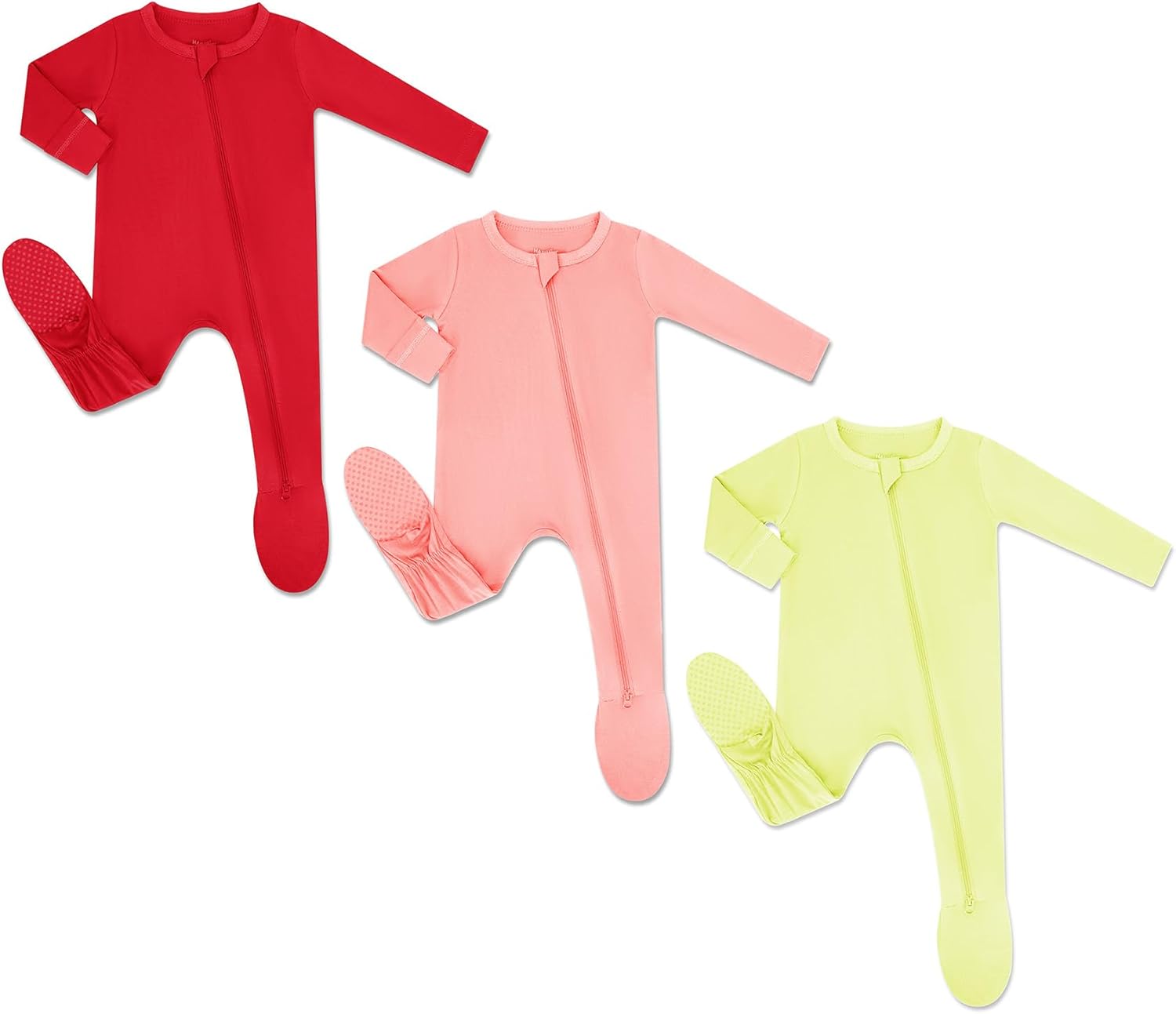 HAPIU Rayon from Bamboo Baby Footed Pajamas for Comfort