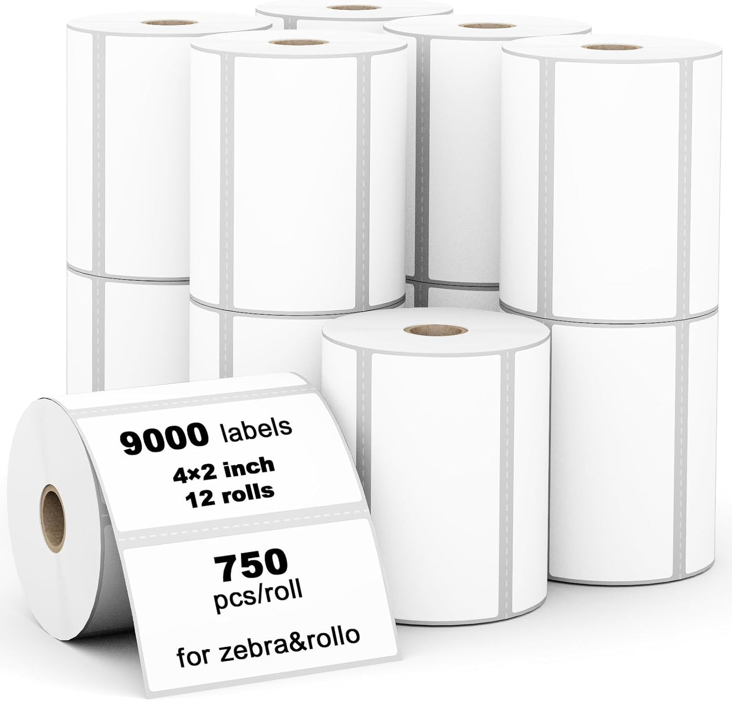 4in x 2in Direct Thermal Labels for Shipping & Addressing Needs